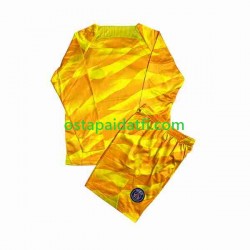 Paris Saint-Germain Lapset Maalivahdin Vieraspeli Jalkapallopaidat 2023-2024 Pitkähihainen