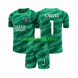 Paris Saint-Germain Lapset Maalivahdin Kotipeli Jalkapallopaidat 2023-2024 K.NAVAS 1 Lyhythihainen