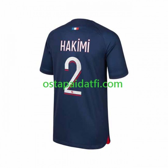 Paris Saint-Germain Miehet Kotipeli Jalkapallopaidat 2023-2024 Hakimi 2 Lyhythihainen