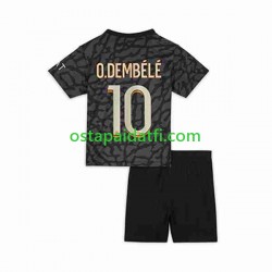 Paris Saint-Germain Lapset Kolmaspeli Jalkapallopaidat 2023-2024 O.Dembele 10 Lyhythihainen