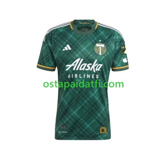 Portland Timbers Miehet Kotipeli Jalkapallopaidat 2023-2024 Lyhythihainen