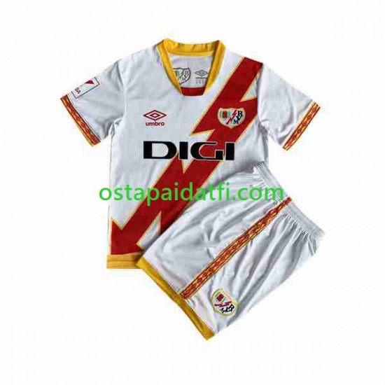 Rayo Vallecano Lapset Kotipeli Jalkapallopaidat 2023-2024 Lyhythihainen