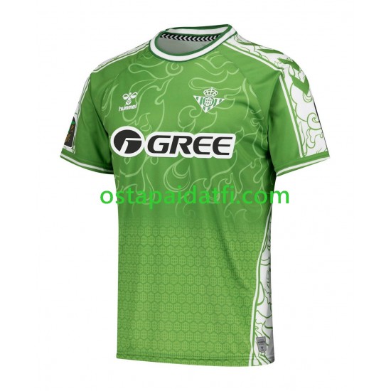 Miehet Kotipeli Jalkapallopaidat 2024-2025 Real Beits Special Lyhythihainen