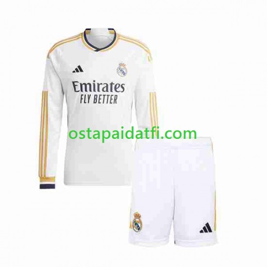 Real Madrid Lapset Kotipeli Jalkapallopaidat 2023-2024 Pitkähihainen