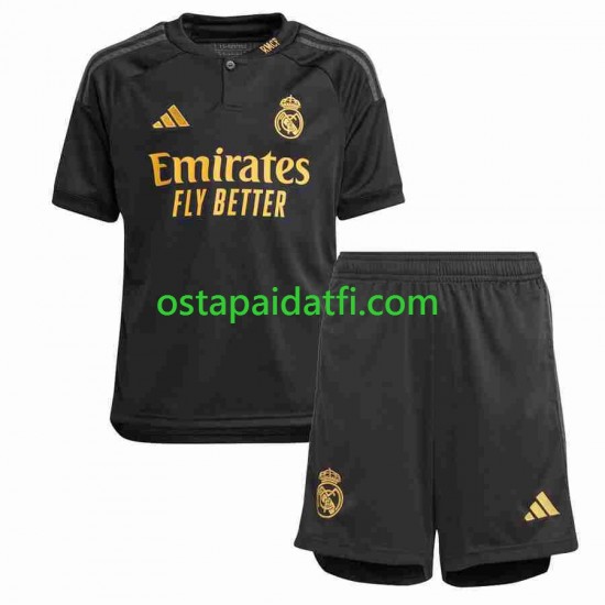 Real Madrid Lapset Kolmaspeli Jalkapallopaidat 2023-2024 Lyhythihainen