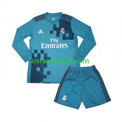 Real Madrid Lapset Retro Kolmaspeli Jalkapallopaidat 2017 Pitkähihainen