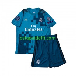 Real Madrid Lapset Retro Kolmaspeli Jalkapallopaidat 2017 Lyhythihainen