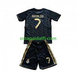 Real Madrid Lapset Retro Vieraspeli Jalkapallopaidat Cristiano Ronaldo 7 2011-2012 Lyhythihainen