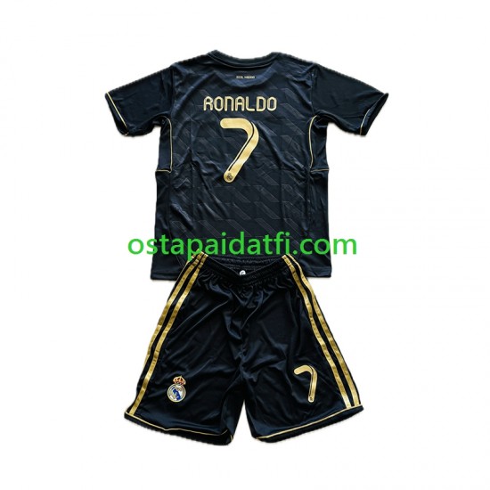 Real Madrid Lapset Retro Vieraspeli Jalkapallopaidat Cristiano Ronaldo 7 2011-2012 Lyhythihainen