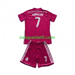 Real Madrid Lapset Retro Vieraspeli Jalkapallopaidat Cristiano Ronaldo 7 2014-2015 Lyhythihainen
