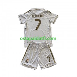 Real Madrid Lapset Retro Kotipeli Jalkapallopaidat Cristiano Ronaldo 7 2011-2012 Lyhythihainen