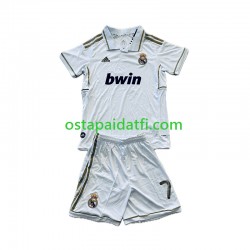 Real Madrid Lapset Retro Kotipeli Jalkapallopaidat Cristiano Ronaldo 7 2011-2012 Lyhythihainen