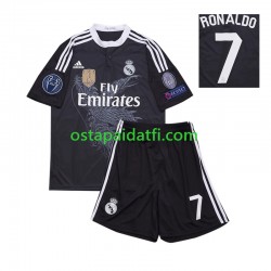 Real Madrid Lapset Retro Kolmaspeli Jalkapallopaidat Cristiano Ronaldo 7 2014 Lyhythihainen