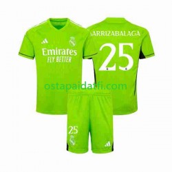 Real Madrid Lapset Maalivahdin Kotipeli Jalkapallopaidat 2023-2024 Kepa Arrizabalaga 25 Lyhythihainen