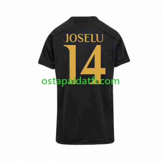 Real Madrid Miehet Kolmaspeli Jalkapallopaidat 2023-2024 Joselu 14 Lyhythihainen