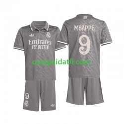 Real Madrid Lapset Kolmaspeli Jalkapallopaidat 2024-2025 Kylian Mbappe 9 Lyhythihainen