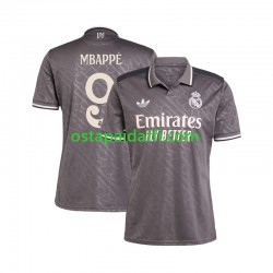 Real Madrid Miehet Kolmaspeli Jalkapallopaidat 2024-2025 Kylian Mbappe 9 Lyhythihainen