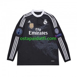 Real Madrid Miehet Retro Kolmaspeli Jalkapallopaidat 2014 Pitkähihainen
