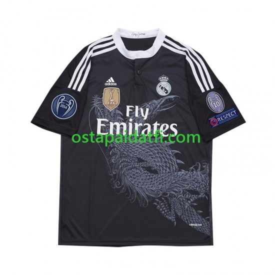 Real Madrid Miehet Retro Kolmaspeli Jalkapallopaidat 2014 Lyhythihainen