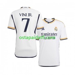 Real Madrid Miehet Kotipeli Jalkapallopaidat 2023-2024 Vinicius Junior 7 Lyhythihainen