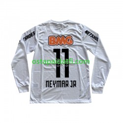 Santos FC Miehet Retro Kotipeli Jalkapallopaidat Neymar JR 11 2011-2012 Pitkähihainen