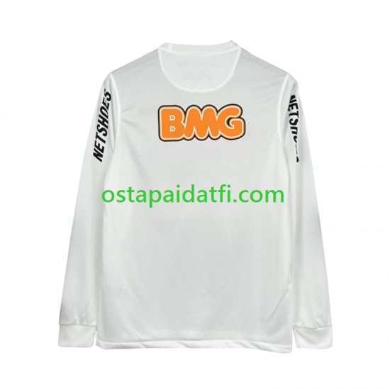 Santos FC Miehet Retro Kotipeli Jalkapallopaidat 2011-2012 Pitkähihainen