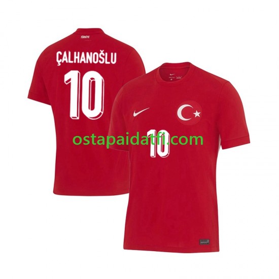 Turkki Miehet Vieraspeli Jalkapallopaidat EM 2024 Hakan Calhanoglu 10 Lyhythihainen