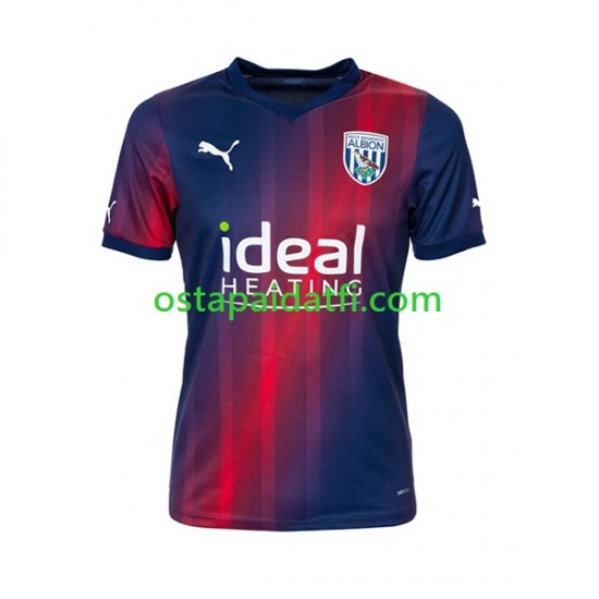 West Bromwich Albion Miehet Kolmaspeli Jalkapallopaidat 2023-2024 Lyhythihainen