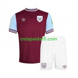 West Ham United Lapset Kotipeli Jalkapallopaidat 2024-2025 Lyhythihainen