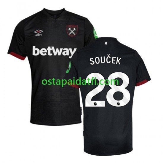 West Ham United Miehet Vieraspeli Jalkapallopaidat 2024-2025 SOUCEK 28 Lyhythihainen