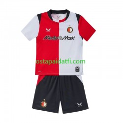 Feyenoord Rotterdam Lapset Kotipeli Jalkapallopaidat 2026-2027 Lyhythihainen