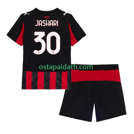 AC Milan Lapset Kotipeli Jalkapallopaidat 2025-2026 Ardon Jashari 30 Lyhythihainen