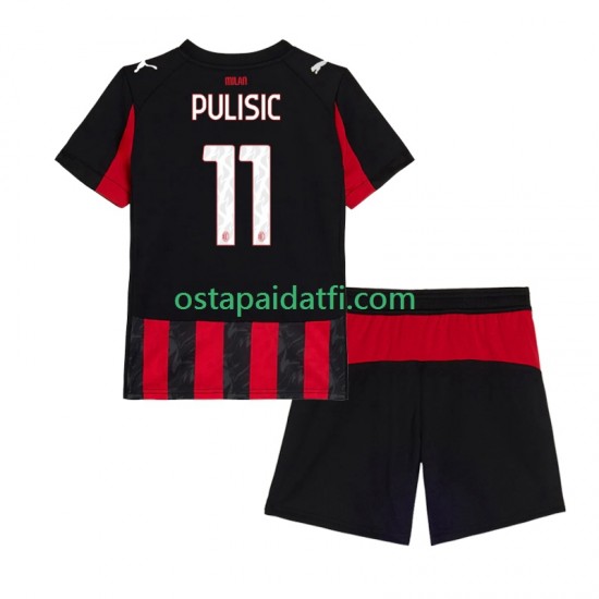 AC Milan Lapset Kotipeli Jalkapallopaidat 2025-2026 Christian Pulisic 11 Lyhythihainen