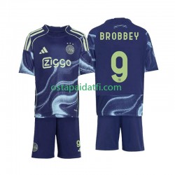 AFC Ajax Lapset Vieraspeli Jalkapallopaidat 2025-2026 Brian Brobbey 9 Lyhythihainen