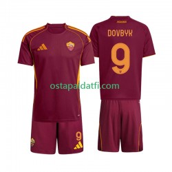 AS Roma Lapset Kotipeli Jalkapallopaidat 2025-2026 Artem Dovbyk 9 Lyhythihainen