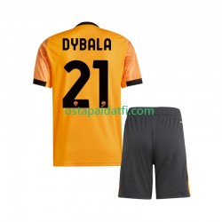 AS Roma Lapset Vieraspeli Jalkapallopaidat 2025-2026 Dybala 21 Lyhythihainen