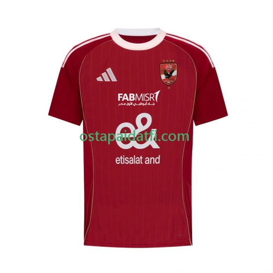 Miehet Kotipeli Jalkapallopaidat 2025-2026 Al Ahly SC Lyhythihainen