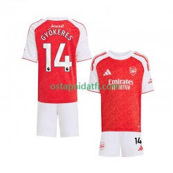 Arsenal Lapset Kotipeli Jalkapallopaidat 2025-2026 Viktor Gyokeres 14 Lyhythihainen