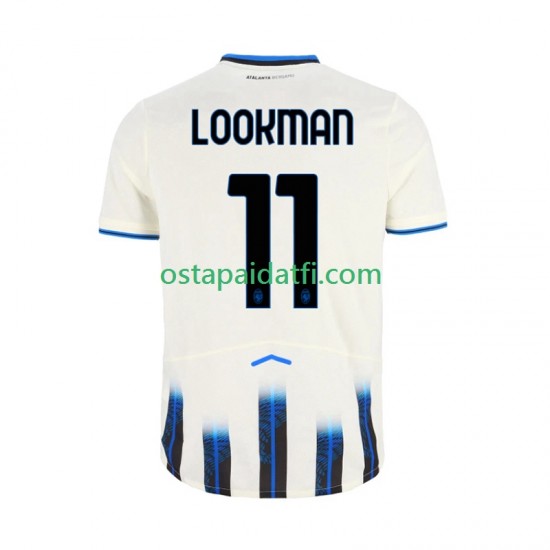 Atalanta Miehet Vieraspeli Jalkapallopaidat 2025-2026 Ademola Lookman 11 Lyhythihainen