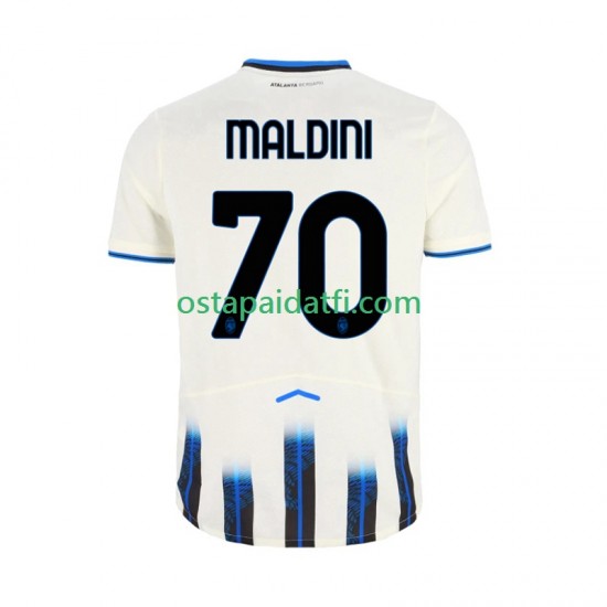 Atalanta Miehet Vieraspeli Jalkapallopaidat 2025-2026 Daniel Maldini 70 Lyhythihainen