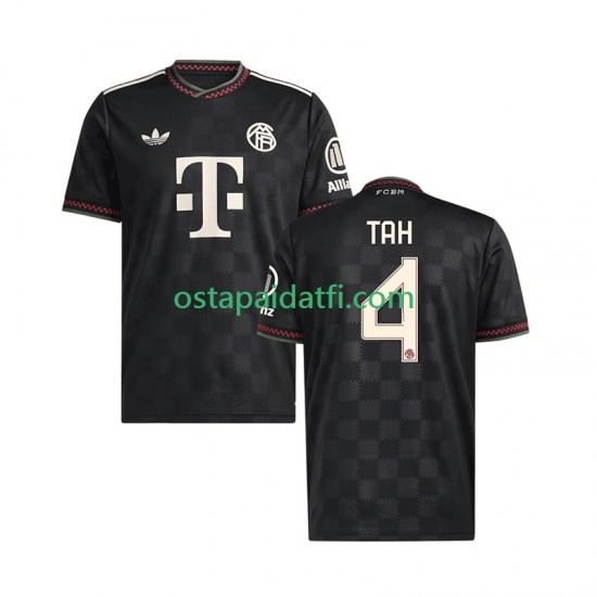 FC Bayern München Miehet Kolmaspeli Jalkapallopaidat 2025-2026 Jonathan Tah 4 Lyhythihainen