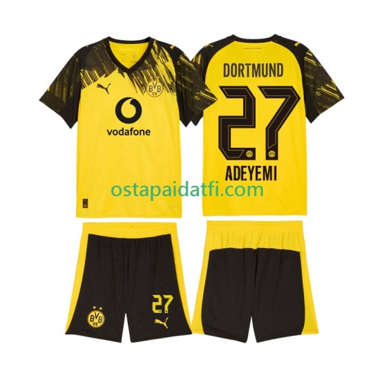 Borussia Dortmund Lapset Kotipeli Jalkapallopaidat 2025-2026 Karim Adeyemi 27 Lyhythihainen