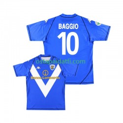 Miehet Retro Kotipeli Jalkapallopaidat Brescia Calcio Baggio 10 2003 2004 Lyhythihainen