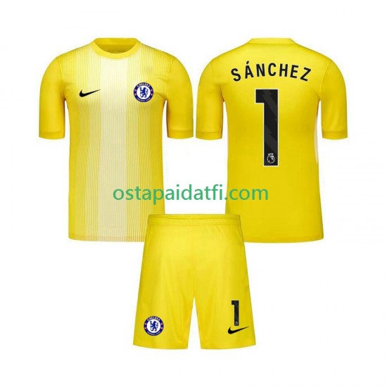 Chelsea Lapset Maalivahdin Kolmaspeli Jalkapallopaidat 2025-2026 Robert Sanchez 1 Lyhythihainen