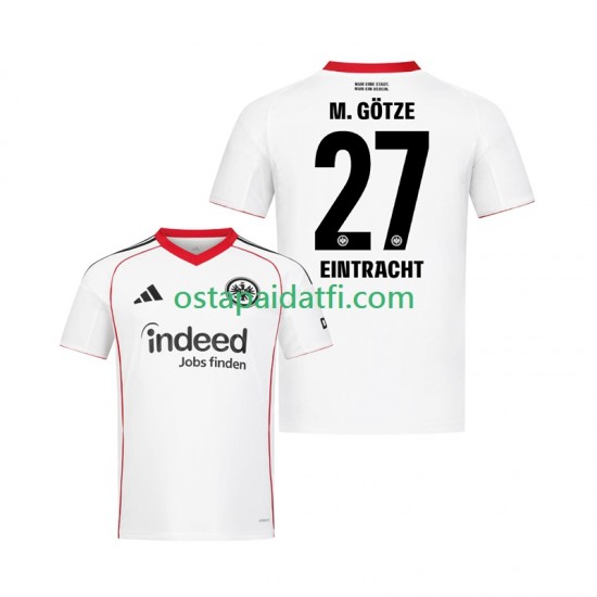 Eintracht Frankfurt Miehet Vieraspeli Jalkapallopaidat 2025-2026 Mario Gotze 27 Lyhythihainen