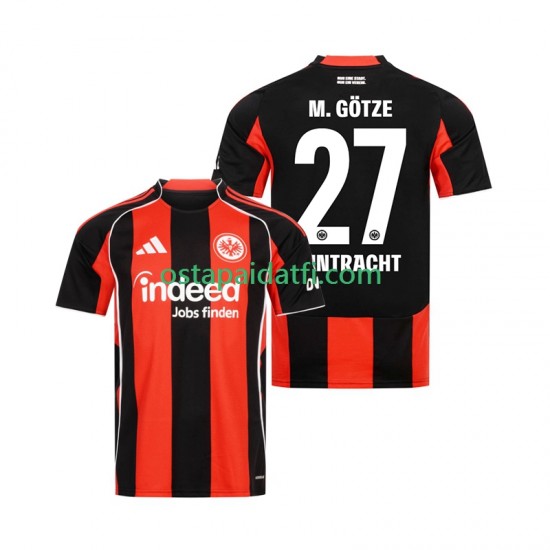 Eintracht Frankfurt Miehet Kotipeli Jalkapallopaidat 2025-2026 Mario Gotze 27 Lyhythihainen