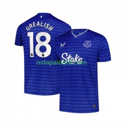 Everton Miehet Kotipeli Jalkapallopaidat 2025-2026 Jack Grealish 18 Lyhythihainen