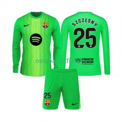 FC Barcelona Lapset Maalivahdin Kotipeli Jalkapallopaidat 2025-2026 Szczesny 25 Pitkähihainen