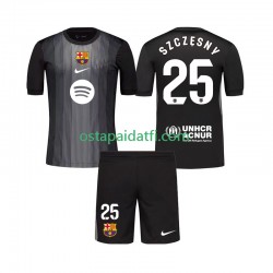 FC Barcelona Lapset Maalivahdin Kolmaspeli Jalkapallopaidat 2025-2026 Szczesny 25 Lyhythihainen