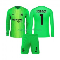 Inter Milan Lapset Maalivahdin Kolmaspeli Jalkapallopaidat 2025-2026 Yann Sommer 1 Pitkähihainen